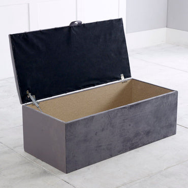 Lined Ottoman Storage Box