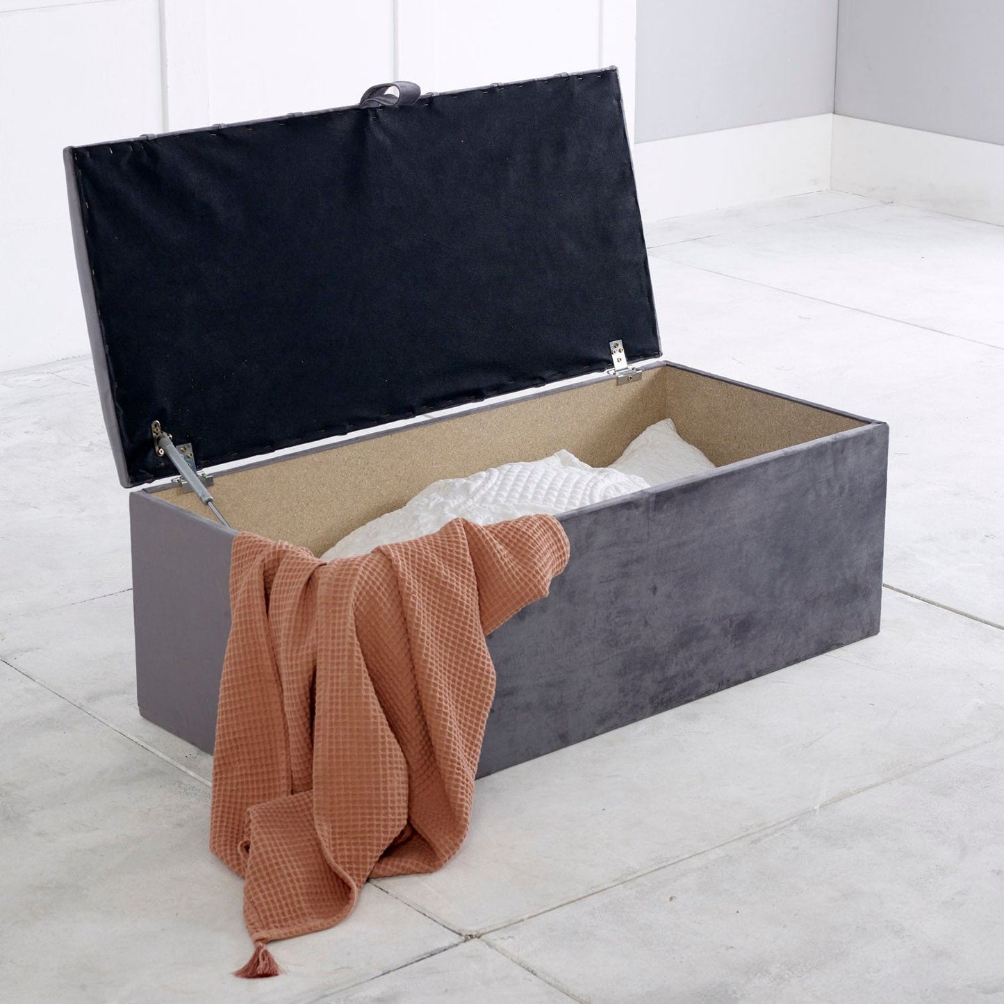 Lined Ottoman Storage Box